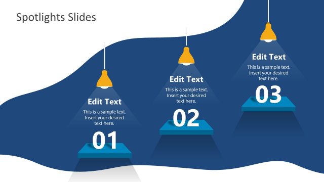 3-Step Spotlight Slides for PowerPoint
