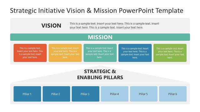 Strategic Initiative Vision & Mission PowerPoint Template