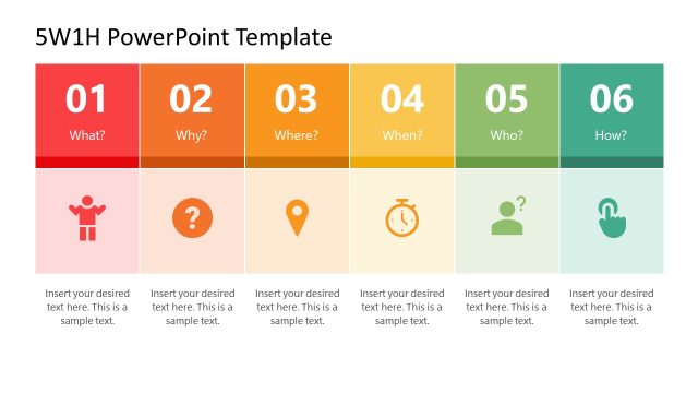 5W1H PowerPoint Template