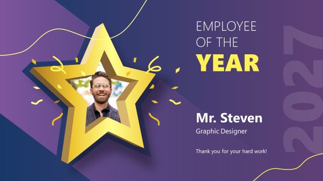 Employee of the Year PowerPoint Template