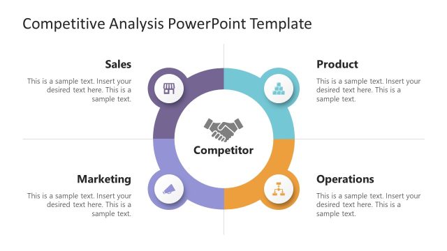 Competitive Analysis Diagram PowerPoint Template