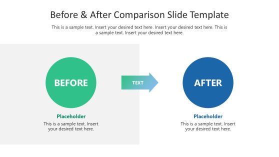Before & After Comparison PPT Template 