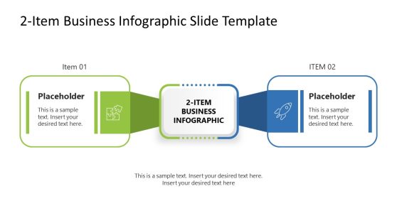 2-Item Business Infographic Slide Presentation Template