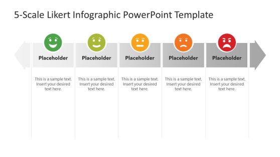 5-Scale Likert Infographic PPT Template
