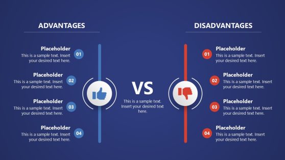 Customizable Advantages vs Disadvantages Template