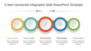 5-Item Two-Side Infographic PowerPoint Slide 