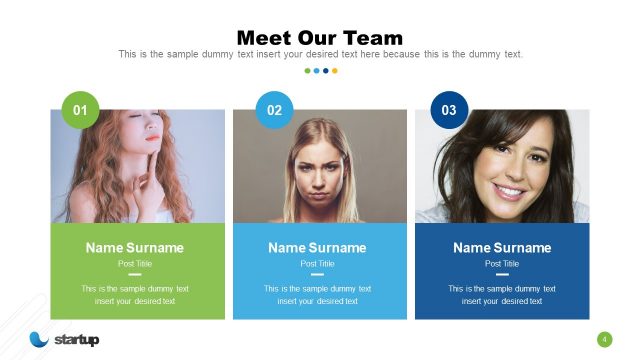 Startup Team Introduction Template