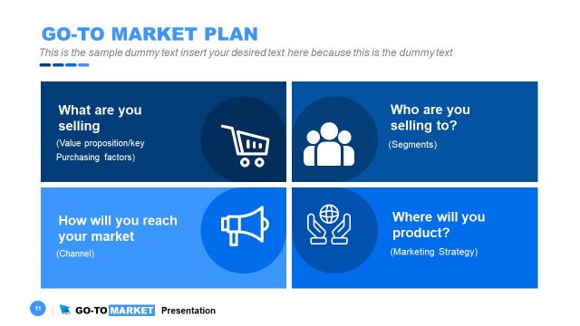 Go-To Market Plan PowerPoint Slide