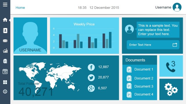 Smart Dashboard PowerPoint Template