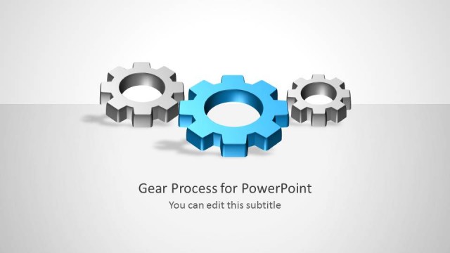 Gear Process Shapes for PowerPoint