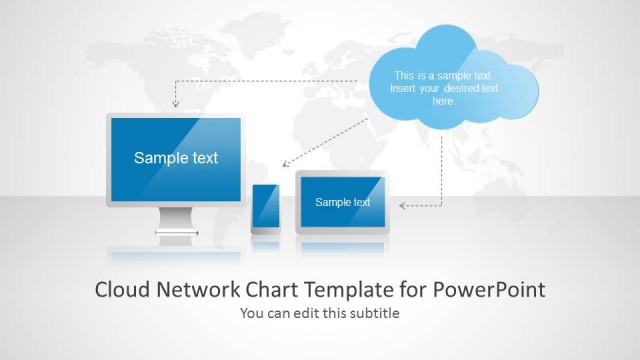 Cloud Network Template for PowerPoint