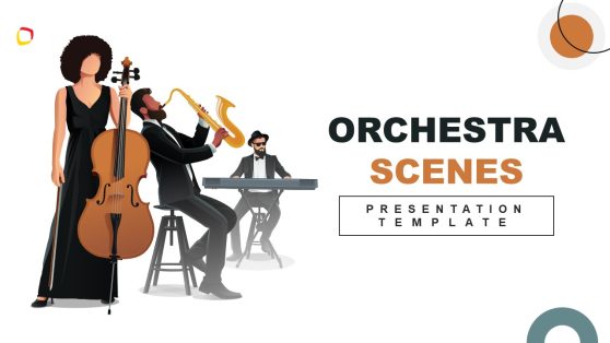 Orchestra Scenes Template for PPT Template 