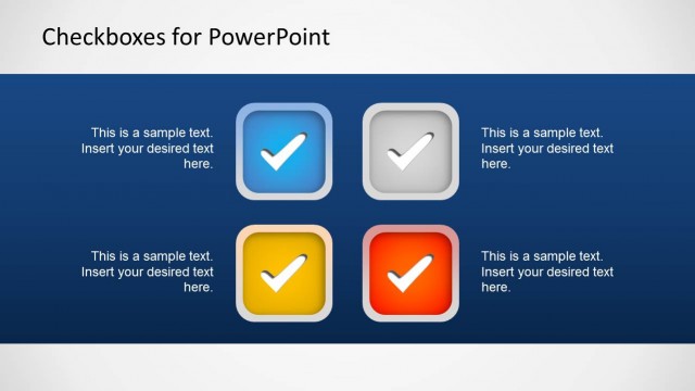 Checkboxes Template for PowerPoint