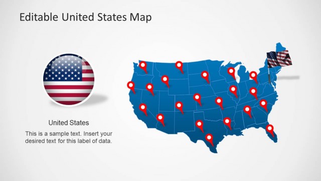 United States Map Template for PowerPoint