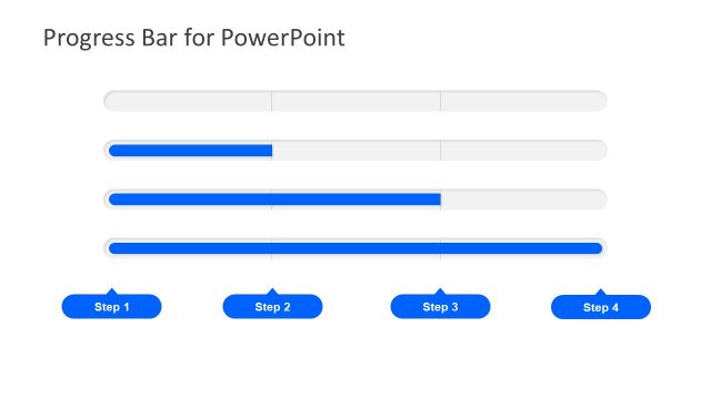 Progress Bar Design PowerPoint Diagram