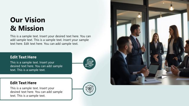 Our Vision & Mission Presentation Slide