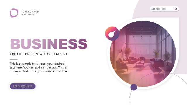 Professional Business Profile PowerPoint Template