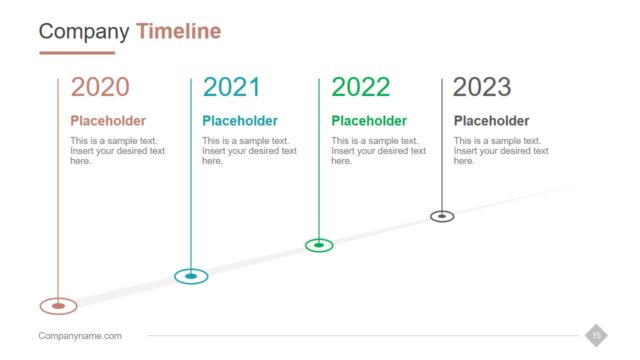 Business Progress Timeline Template