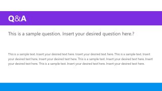 Business PowerPoint Template for QA