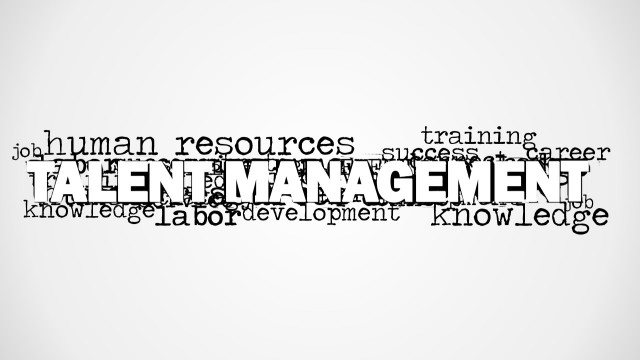 Talent Management Word Cloud Picture for PowerPoint