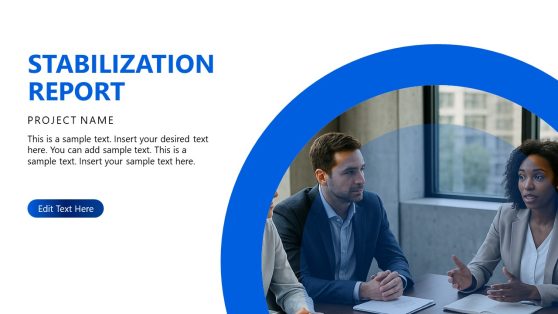 Stabilization Report Template - Title Slide 