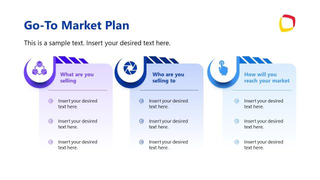 Go To Market Plan PPT Slide Template