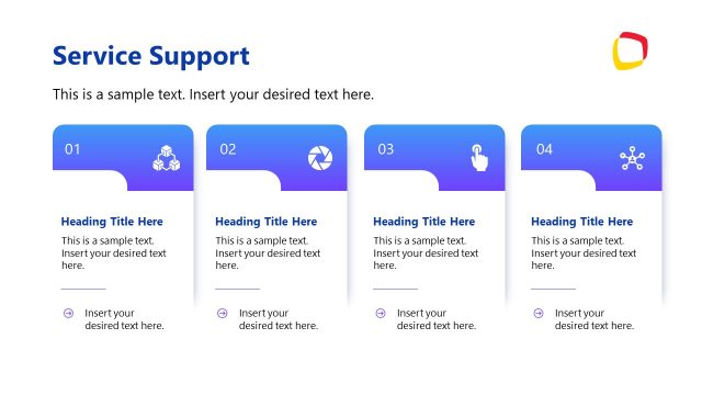 Service Support Template Presentation Slide