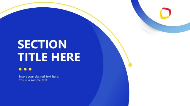 Section Heading Slide Template – HR Orientation Template