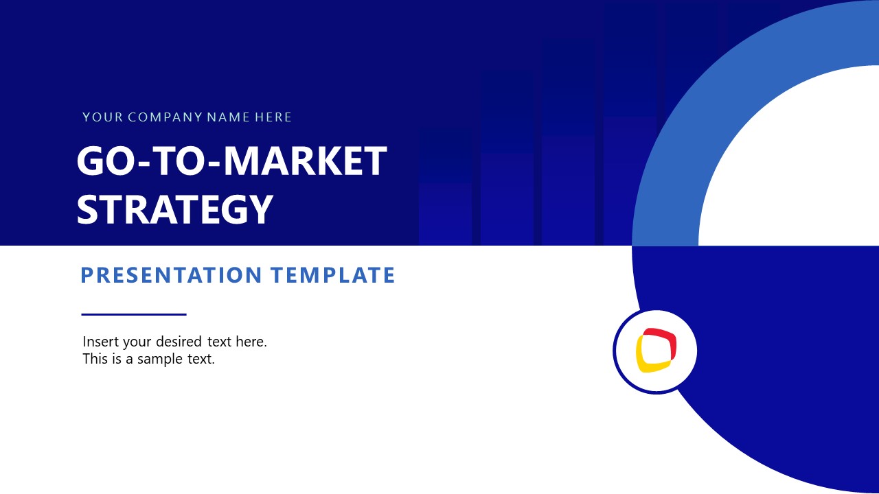 Creative Title Slide for Go To Market Strategy Presentation