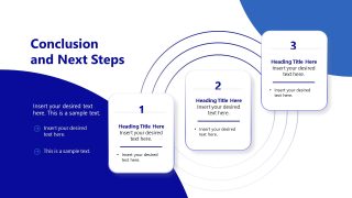 Conclusion & Next Steps Creative Slide