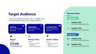 Creative Slide for Target Audience Presentation