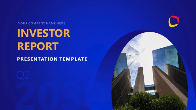 Investor Report PowerPoint Template