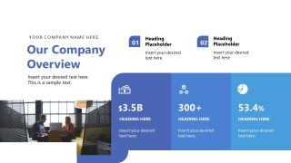 Professional Annual Report PPT Slide 