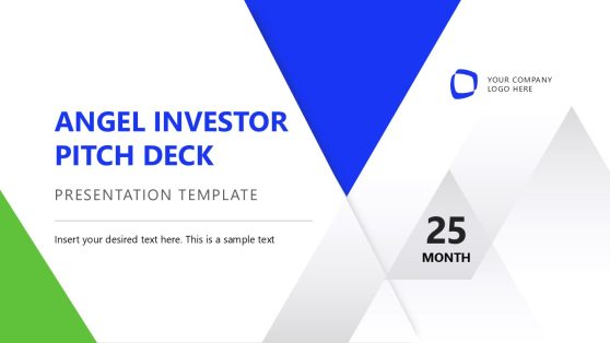 Title Slide for Angel Investor Presentation Template