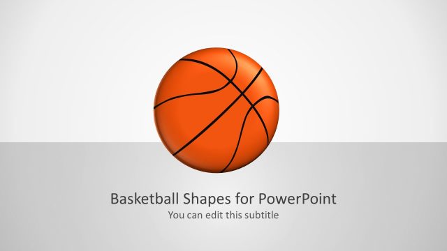 Basketball PowerPoint Shapes