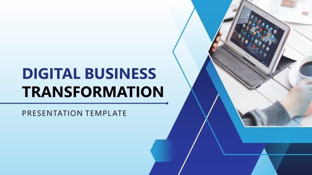 Digital Business Transformation PowerPoint Template