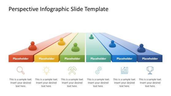 Customizable Free 6-Step Perspective Infographic Template Slide 