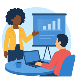 Educators and Trainers can take advantage of SlideModel AI to create engaging and visually slide decks